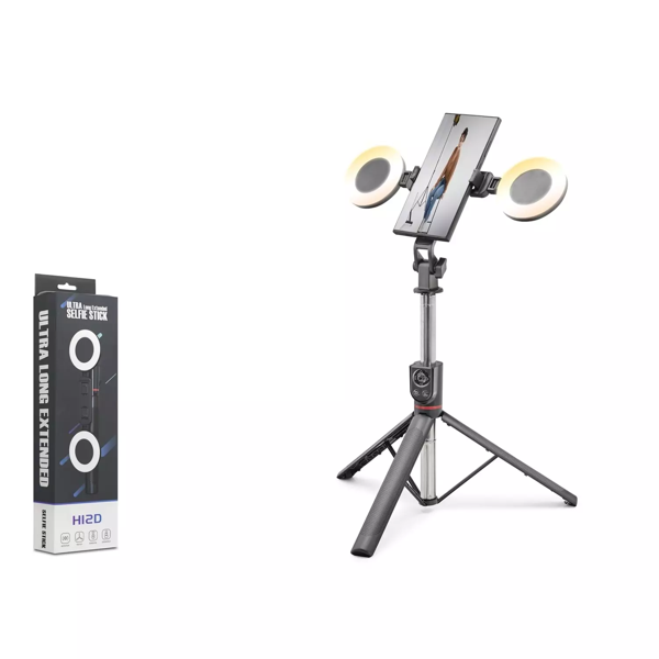 Nodar Nd1033 Tripod Selfie Çubuğu - 182cm, Bluetooth 5.0, Işıklı, Uzaktan Kumandalı - Image 1