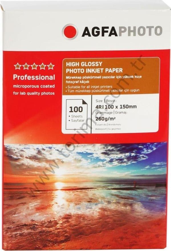 Agfa Photo İnkjet Kağıt 10x15Cm Glossy(Parlak) - Image 1