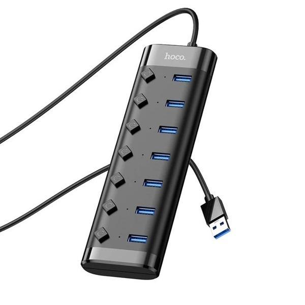 Hoco HB40 7xUSB 2.0 Anahtarlı USB Hızlı Şarj ve Veri Okuyucu-(5775) - Image 1