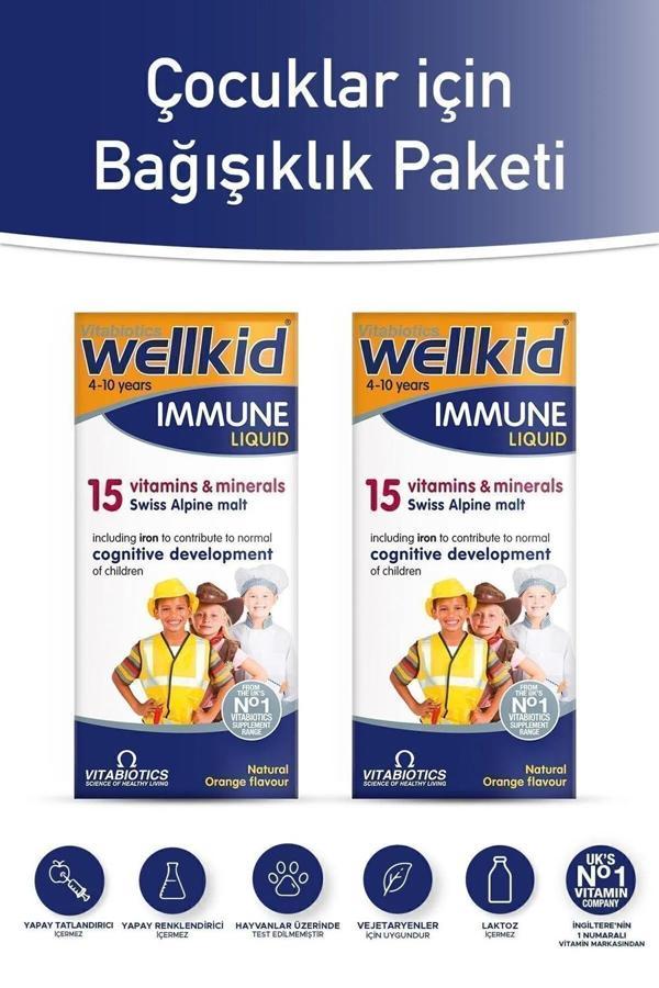 Wellkid Immune Liquid 150 ml x 2 Adet - Image 1