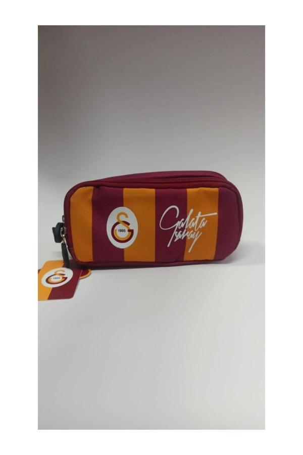 24558 GALATASARAY ÇUBUKLU  FORMA DESEN KALEM ÇANTASI - Image 1