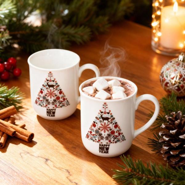 GÜRAL PORSELEN Enternasyonel 2 Adet Mug Bardak - Image 1