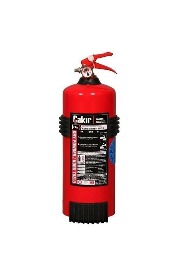 Çakır Yangın Söndürücü Tüp 2 Kg Bakanlık Onaylı Abc %40 K.K.T (Askı Aparat Dahil Değildir) - Image 1