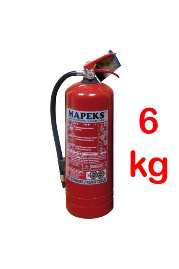 Universal Yangın Söndürme Tüpü Söndürücü Abc Tozlu Askı Aparatlı 6 Kg - Image 1