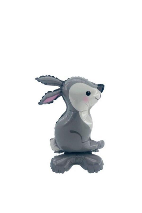 Parti Sürprizi Ayaklı Tavşan Şekilli Folyo Balon 1 Adet - Image 1