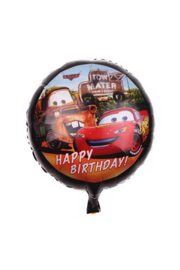 Parti Sürprizi Cars Mavi Folyo Balon 1 Adet - Image 1