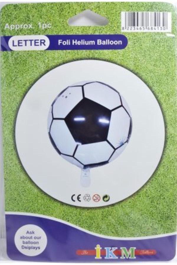 Parti Sürprizi Siyah Beyaz Futbol Topu Folyo Balon - Image 1