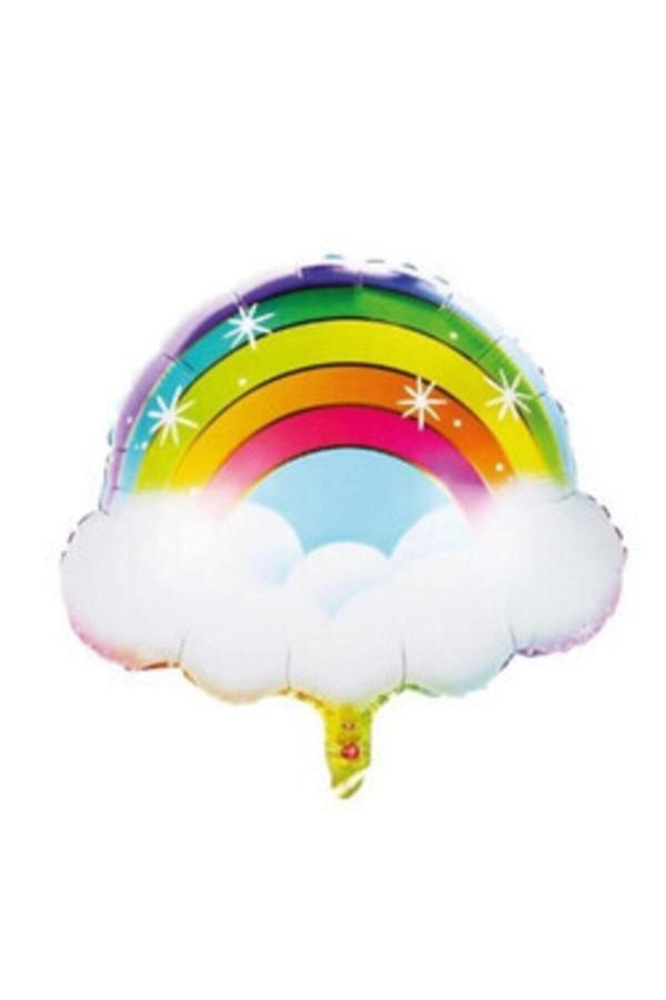 Parti Sürprizi Gökkuşağı Ve Bulut Folyo Balon 60 Cm - Image 1