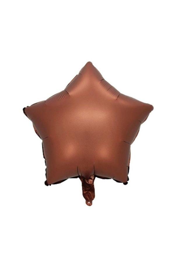 Parti Sürprizi Karamel Yıldız Folyo Balon 1 Adet - Image 1