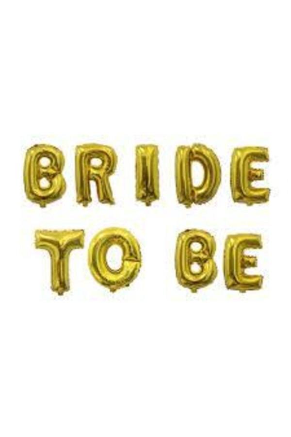 Parti Sürprizi Bride To Be Folyo Balon Altın Renk - Image 1