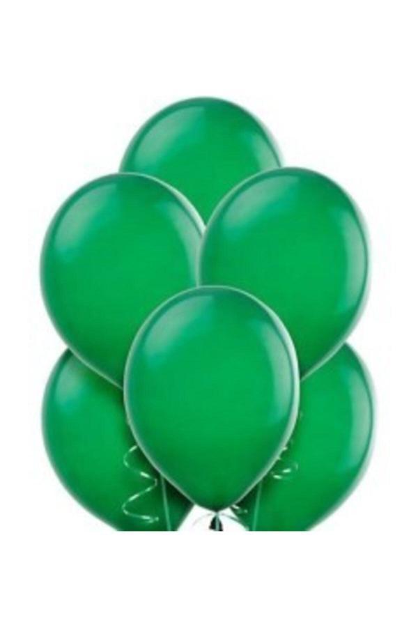 Parti Sürprizi Koyu Yeşil 10 Lu Latex Balon - Image 1