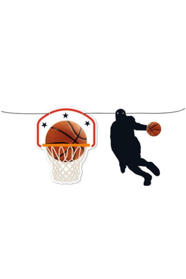 Parti Sürprizi Basketbol Teması Özel Kesim Banner Set - Image 1
