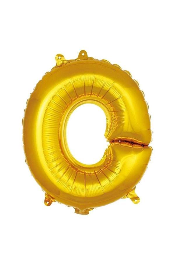 Parti Sürprizi Altın Renk O Harfi 16'' Folyo Balon 1 Adet - Image 1