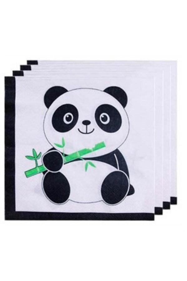 Parti Sürprizi Sevimli Panda Peçete 20 Adet - Image 1