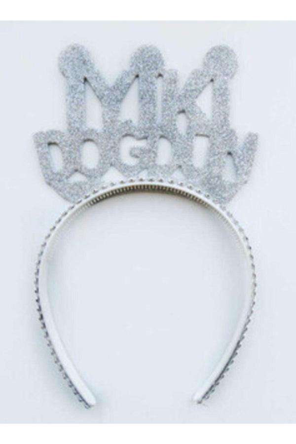 Parti Sürprizi Iyi Ki Doğdun Simli Gümüş Taç 1 Adet - Image 1