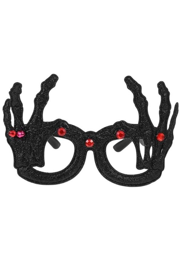 Parti Sürprizi Hallowen Cadılar Bayramı Siyah Parti Gözlüğü - Image 1