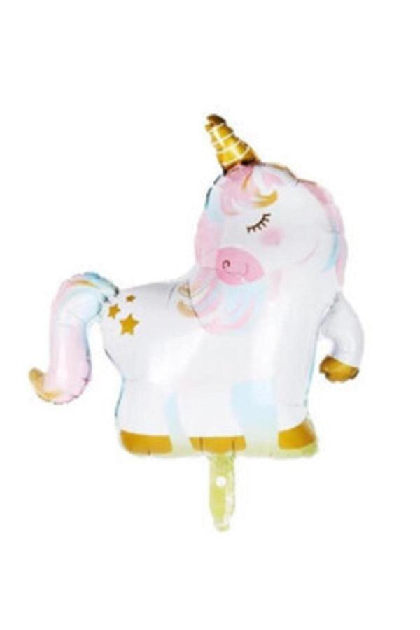 Parti Sürprizi Unicorn Premium Gold Folyo Balon 75 X 72 Cm - Image 1