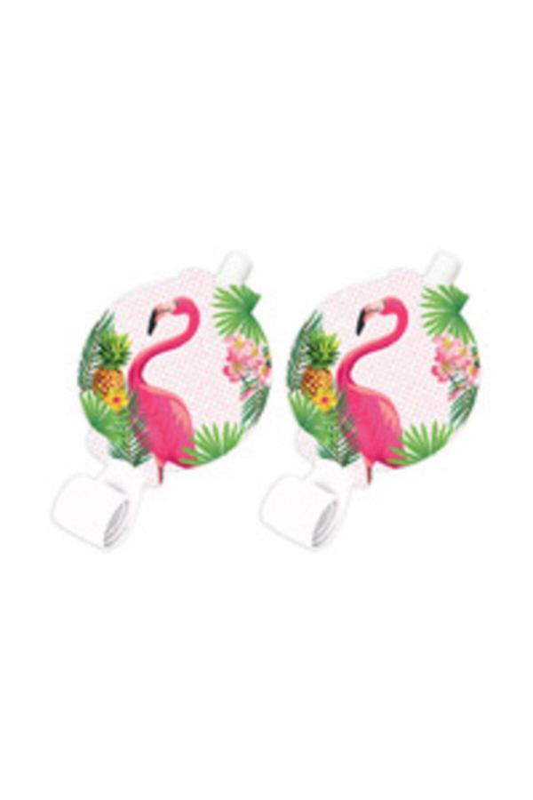 Parti Sürprizi Flamingo Ve Arkadaşları Düdük 6 Adet - Image 1