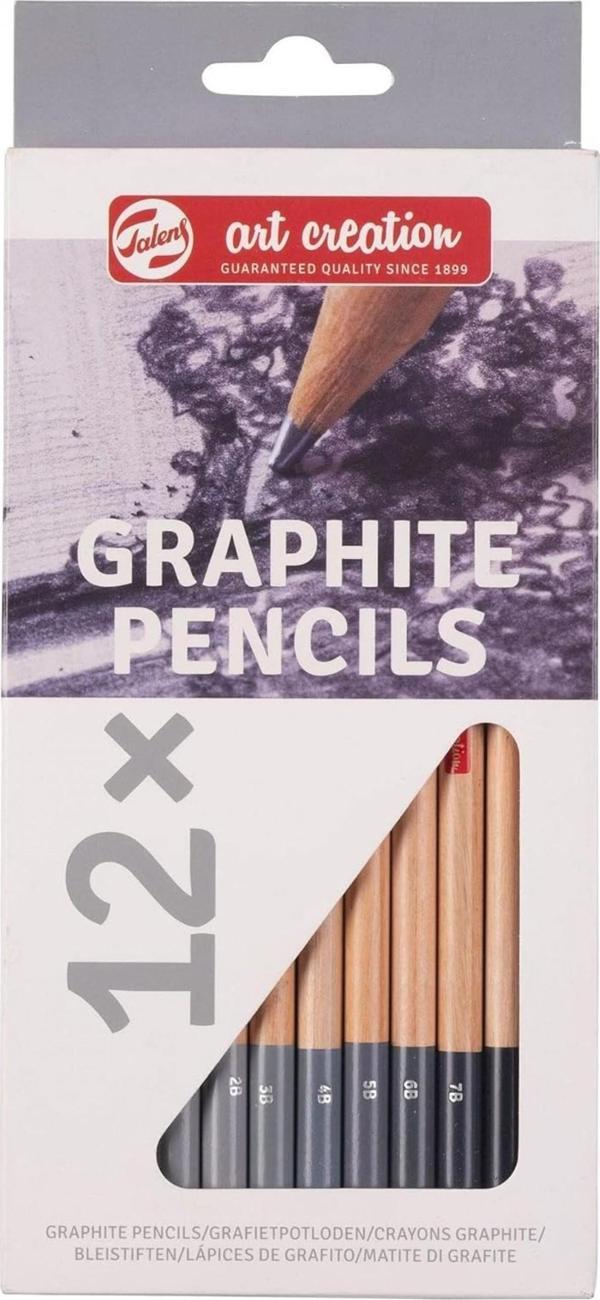 Talens Art Creation Graphite Pencils 12'li Dereceli Kalem Seti / 9020124M - Image 1