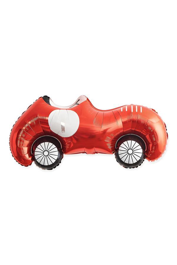 Parti Sürprizi Kırmızı Yarış Arabası Şekilli folyo Balon 1 Adet - Image 1