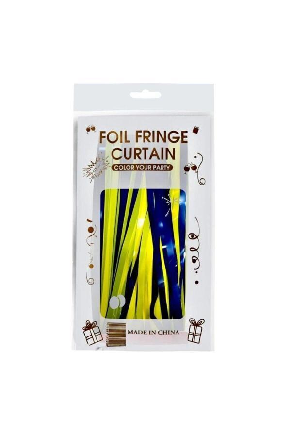 Parti Sürprizi Taraftar Temalı Sarı Lacivert Kapı duvar Arka Fon - Image 1