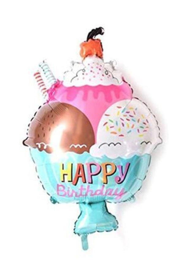 Parti Sürprizi Dondurma Kabı Şekilli Folyo Balon - Image 1