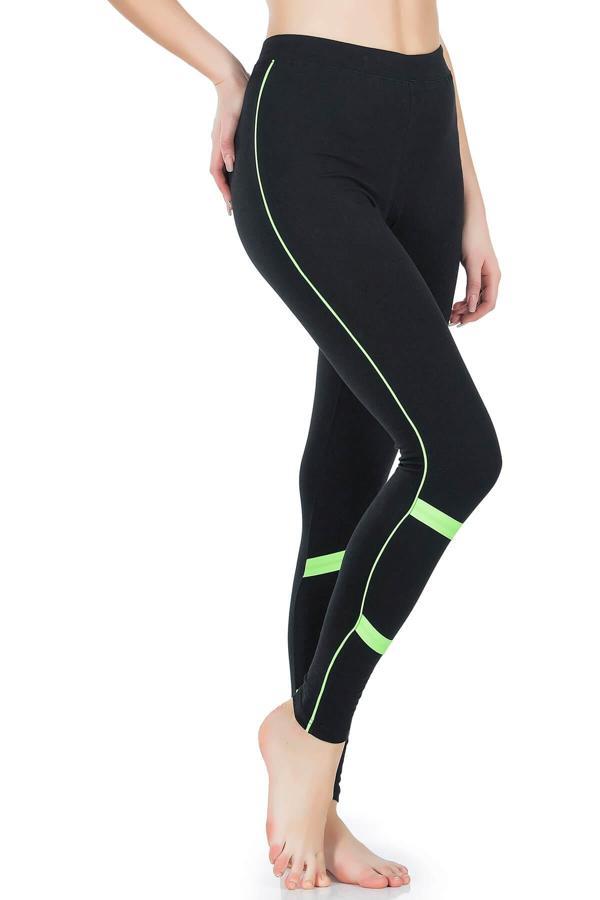 Şeritli Kadın Tayt 0604 - Image 1