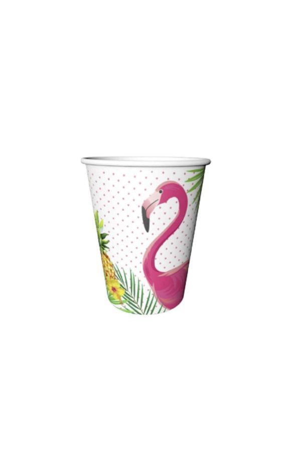 Parti Sürprizi Flamingo Ve Arkadaşları Bardak 8 Adet - Image 1