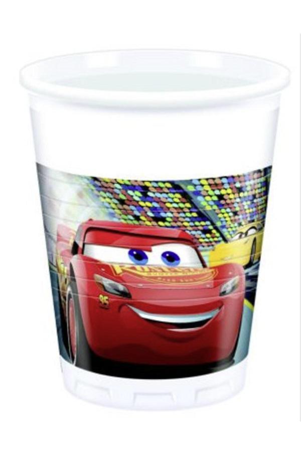 Parti Sürprizi Cars Arabalar Partisi Plastik 8 Li Bardak - Image 1