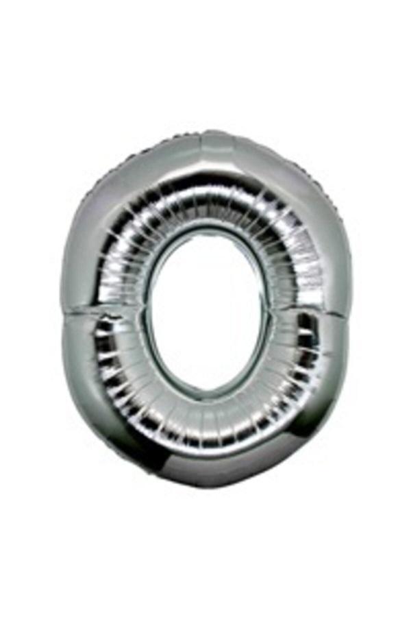 Parti Sürprizi Folyo Balon O Harfi Gümüş Renk 100 Cm - Image 1