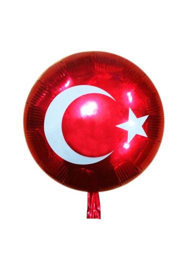 Parti Sürprizi Türk Bayrağı Folyo Balon 1 Adet - Image 1