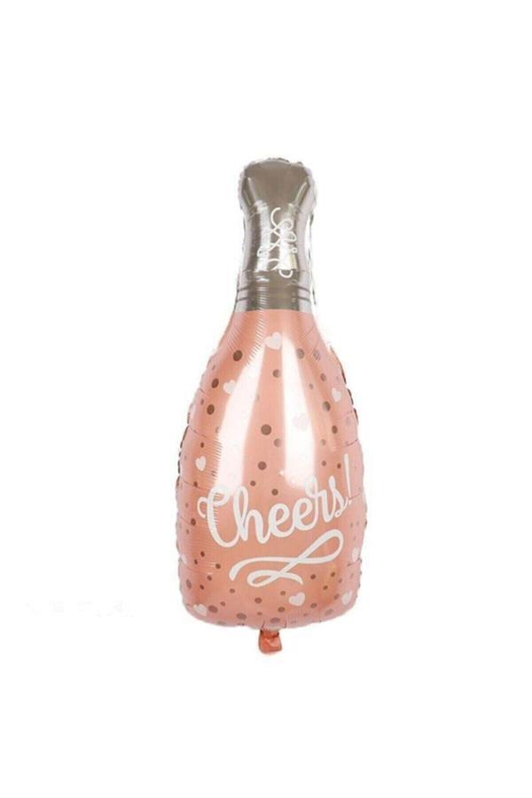 Parti Sürprizi Rose Gold Cheers Yazı Folyo Balon - Image 1