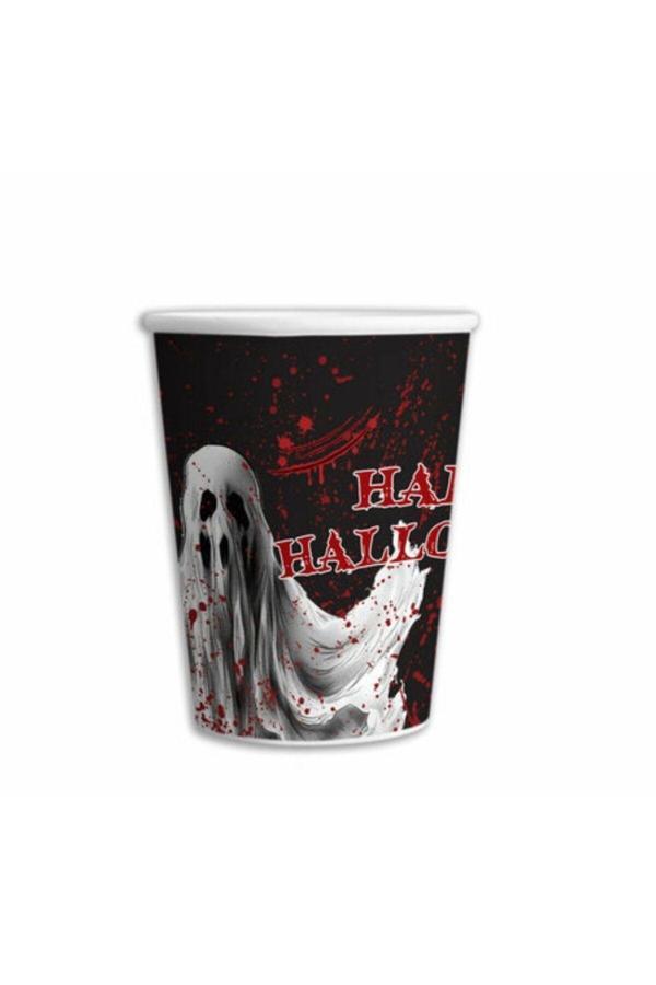 Parti Sürprizi Halloween Cadılar Bayramı Hayalet  Bardak 8 Adet - Image 1