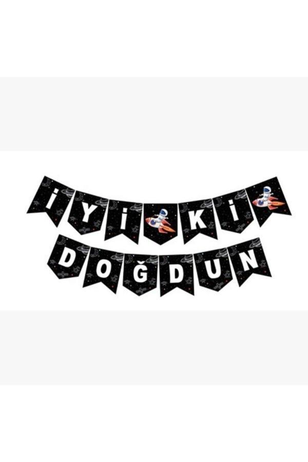 Parti Sürprizi Uzay Teması Iyi Ki Doğdun Harf Afiş - Image 1