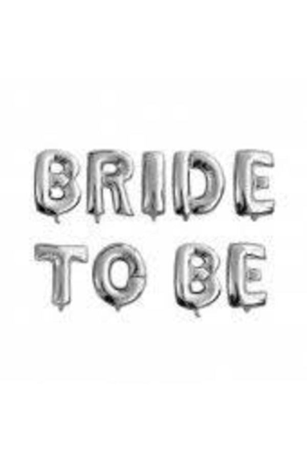 Parti Sürprizi Bride To Be Folyo Balon Gümüş Renk - Image 1