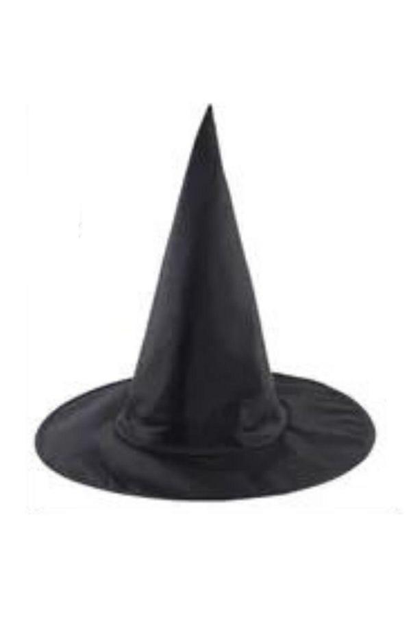 Parti Sürprizi Halloween Cadılar Bayramı Siyah Renk Şapka - Image 1
