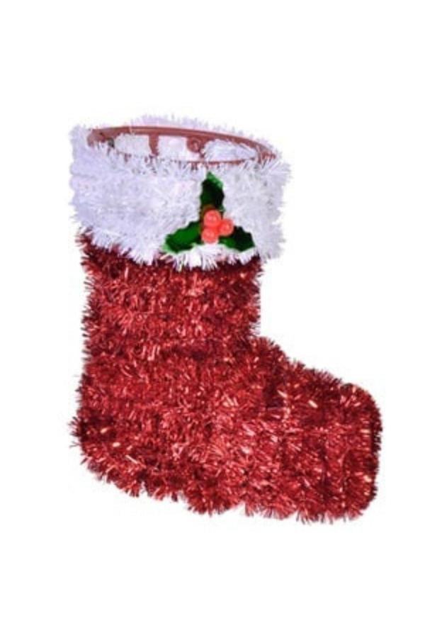 Parti Sürprizi Yılbaşı Çam Ağacı Noel Baba Çizmesi 12 Cm 1 Adet - Image 1