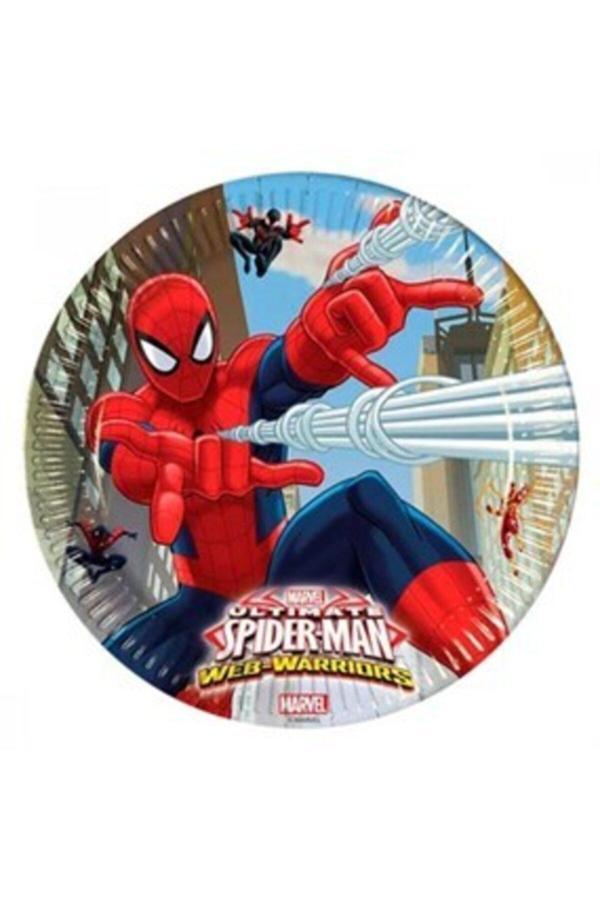 Parti Sürprizi Ultimate Spiderman Büyük Tabak 8 Adet - Image 1