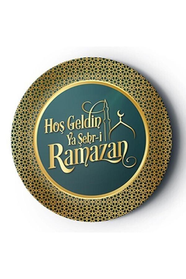 Parti Sürprizi Hoş Geldin Ramazan Karton Tabak 8 Adet - Image 1