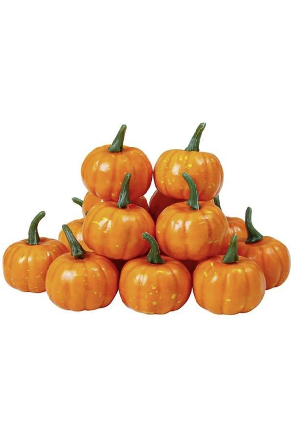 Parti Sürprizi Cadılar Bayramı Mini Balkabağı 5x4 Cm 6 Adet - Image 1