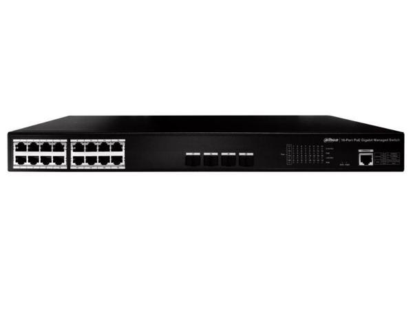 Dahua PFS4420-16GT-250 16-Port PoE Gigabit Yönetilebilir Switch - Image 1