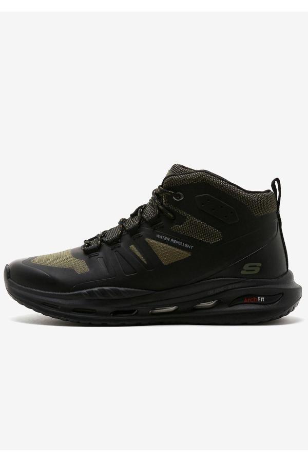 Skechers Arch Fit Orvan Montfort WaterRepellent Suitici Özellikli Erkek Bot Siyah Haki - Image 1