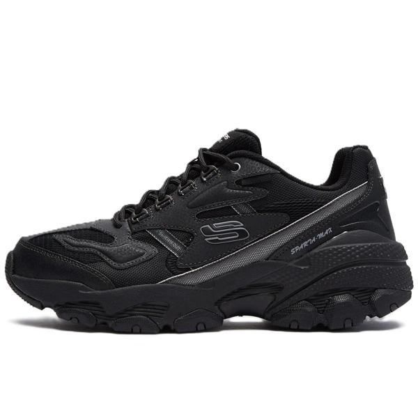 Skechers Sparta-Max-Dynarol Memory Foam Leather Mens Sneaker Hafızalı Taban Hakiki Deri Erkek Günlük Spor Ayakkabı Siyah - Image 1
