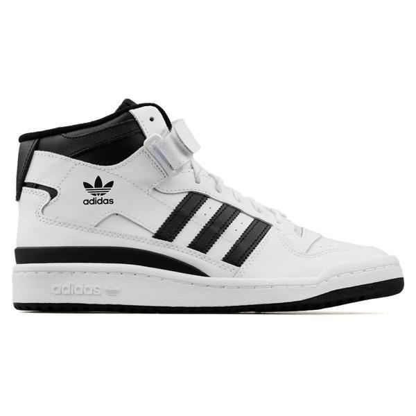 Adidas Orginals Forum Mid Leather Mid Sneaker Hakiki Deri Erkek Günlük Spor Ayakkabı Beyaz - Image 1
