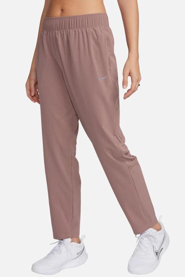 Nike Dri Fit Fast Mid Rise 7/8 Length Running Pant Kadın Reflektörlü Koşu Antrenman Eşofman Altı Açık Kahve - Image 1
