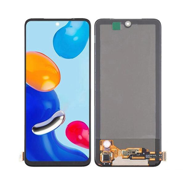 Xiaomi Uyumlu Redmi Note 11 Lcd Ekran Dokunmatik Siyah Çıtasız OLED - Image 1