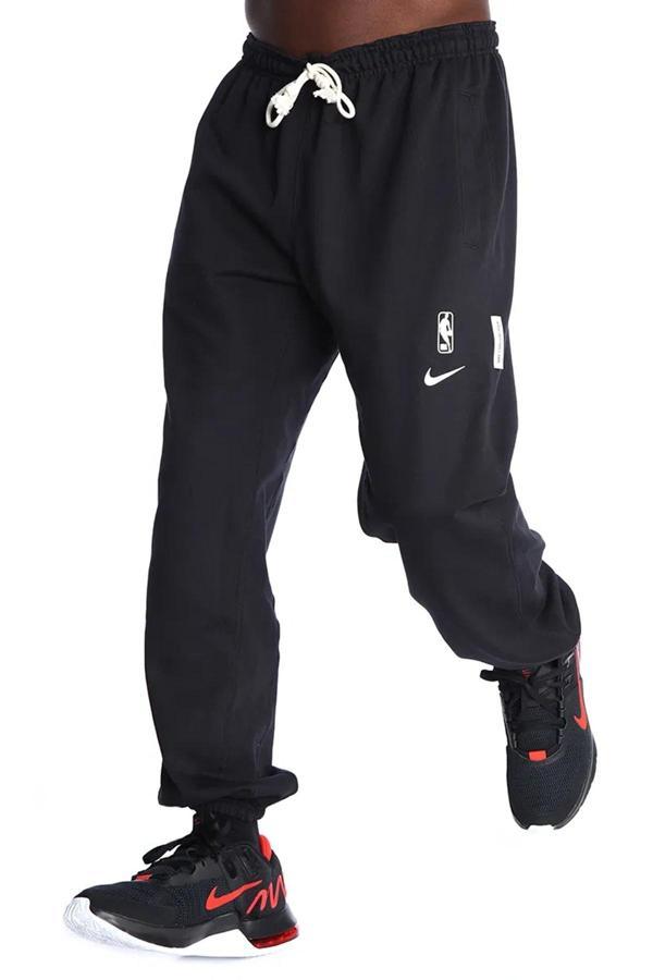 Nike Dri Fİt Brooklyn Nets NBA Standard Issue Pant Erkek Eşofman Altı Siyah - Image 1