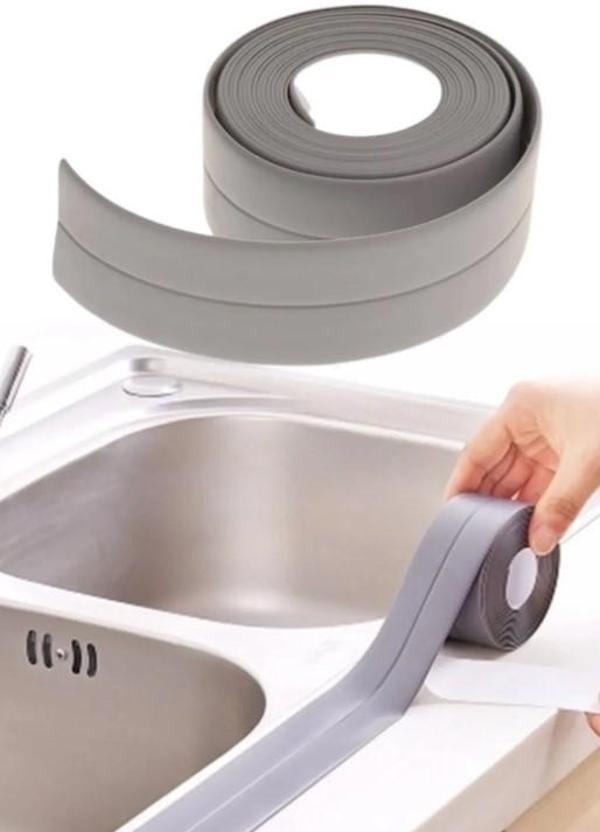 Nessiworld GRİ Su Sızdırmaz Lavabo Kenar Bandı (KUTUSUZ) (3.2m) - Image 1