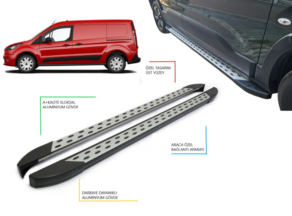 TRANSİT CONNECT UZUN ŞASE NOKTALI YAN BASAMAK 2022 2023 2024 2025 2026 2027 - Image 1