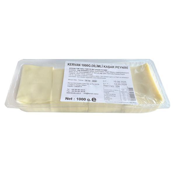 Kervan Dilimli Kaşar Peyniri 1000 gr  - Image 1